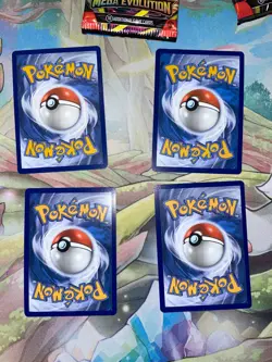 4 Card Pokemon Lot: Mega evolutions mawile Ex, Alakazam Promo, Foil Night Stretc - Image 2
