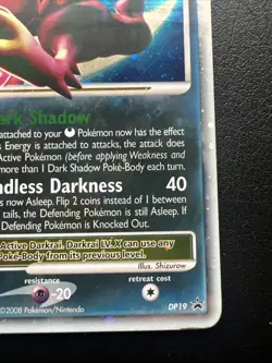 Darkrai LV.X DP19 Diamond and Pearl Promo Holo Card - Image 5