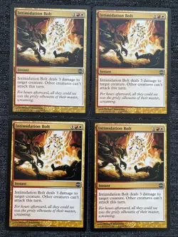 4x Intimidation Bolt | Alara Reborn | MTG Magic The Gathering Cards - Image 1