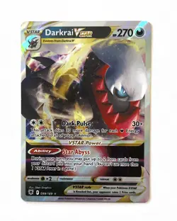 Darkrai VSTAR 099/189 Holo Rare Astral Radiance Pokemon Card NM - Image 1