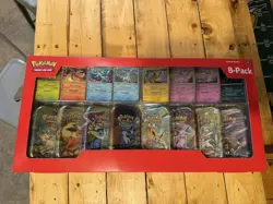 Pokemon TCG Prismatic Evolutions Costco 8 Mini-Tin Bundle w/ Promo Cards SEALED - Image 1