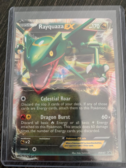 Rayquaza EX Full Art BW47 Black & White Black Star Promo Pokemon Card Holo 2012 - Image 1