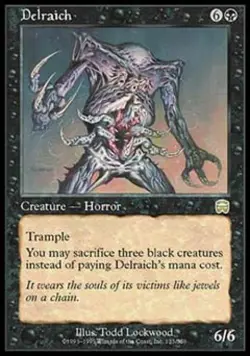 MTG English Delraich Light Play Foil Mercadian Masques - Image 1