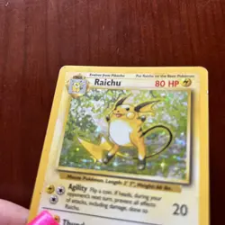 Pokemon TCG Raichu Base 15/102 Rare Unlimited Holo Vintage WOTC Game Card Set - Image 4
