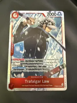 One Piece Card Game Trafalgar Law PRB02-002 SR English - Image 1