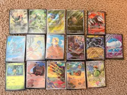 Pokemon Black Bolt, Destined Rivals, White Flare Full Art Lot 16 Cards - Image 1
