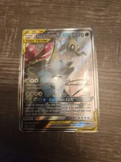 Celebi & Venusaur GX, Pokemon card, TCG, MP, cheap, TAG TEAM, 2019, basic - Image 3