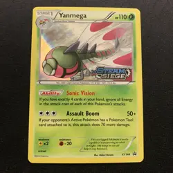 Yanmega XY144 Prerelease Promo NM -Rare Holo Pokemon Card- Steam Siege (1) - Image 1