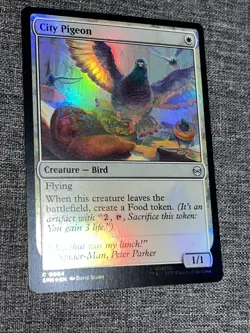 City Pigeon (Foil) - 0004 - Marvel's Spider-Man - MTG - NM/M - Eng SPM - Image 1