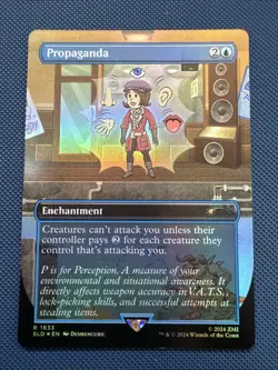 MTG Propaganda (1633) (Rainbow Foil) - Secret Lair Drop Series (SLD) NM Foil - Image 1