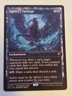 Sphinx's Tutelage (Showcase) Special Guests - Regular - Mythic Rare - MTG - Image 1