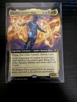 Cosmic Spider-Man (Extended Art) - Marvel's Spider-Man - Magic the Gathering NM - Image 1