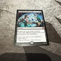 Behold the Sinister Six! 51 MTG Marvel's Spider-Man Regular NM - Image 1