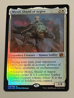 x1 Myrel, Shield of Argive - Foil - M/NM - English - The Brothers' War - MTG - Image 1