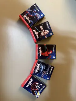 Sdcc 2025 Magic The Gathering MTG Marvel Spider-Man Welcome Deck Complete Set - Image 1