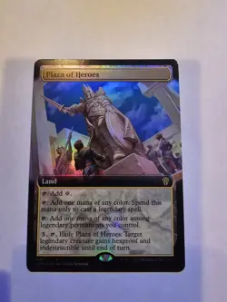 Plaza of Heroes (Extended Art) Dominaria United Foil - Image 1