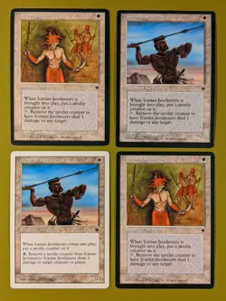Icatian Javelineers x4 Fallen Empires 4x Playset Magic the Gathering MTG - Image 1