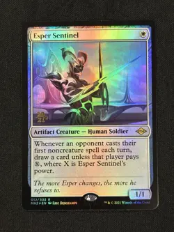 Esper Sentinel Modern Horizon 2 Prerelease Foil Magic The Gathering MTG - Image 1