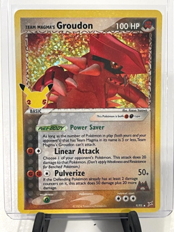 Pokemon Team Magma's Groudon Celebrations #9/95 Near Mint - Image 1