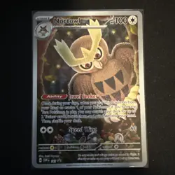 Noctowl - SVP141 Stellar Crown ETB Promo Pokemon - NM/MINT - Image 1