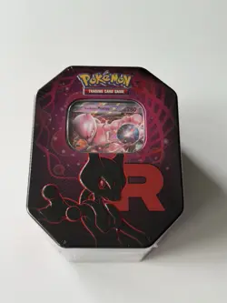 Pokemon TCG: Team Rocket Tin Mewtwo Ex - New & Sealed - Image 1