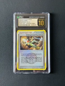 Pokemon 2009 Underground Expedition Supporter 91/111 - Crss Hth CGC PRISTINE 10 - Image 1