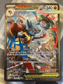 Pokemon TCG: Mega Lucario Ex 179/132 - Mega Evolutions - SIR - Image 1