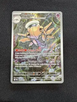 Shedinja 144/132 Mega Evolutions Illustration Rare Pokemon TCG NM - Image 1