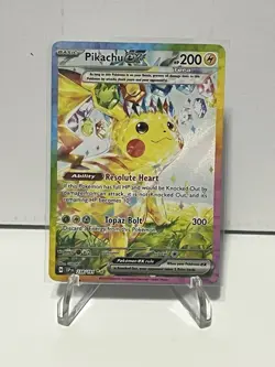 Pokemon Surging Sparks Pikachu EX SIR #238/191 Near Mint Condition - Image 1