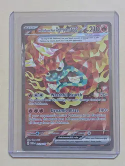 Pokemon TCG Hearthflame Mask Ogerpon ex Sv06: Twilight Masquerade 212/167 SIR LP - Image 1