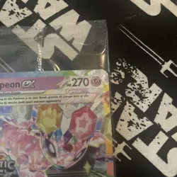 Espeon ex 034/131 Stamped Prismatic Evolutions Pokemon Surprise Box Promo Sealed - Image 2