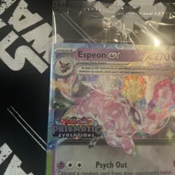 Espeon ex 034/131 Stamped Prismatic Evolutions Pokemon Surprise Box Promo Sealed - Image 5