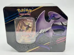 Pokemon TCG Sword & Shield Crown Zenith Galarian Articuno 5 Pack Tin Sealed - Image 1