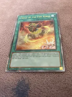 Circle of the Fire Kings RA04-EN195 Quarter Century Secret Rare NM Yugioh - Image 4