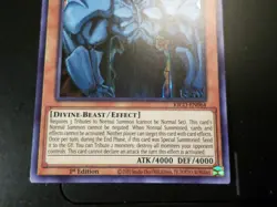 YUGIOH OBELISK THE TORMENTOR KICO-EN064 1ST ED PHAROAH'S SECRET RARE M/NM NEW - Image 4