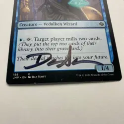 Dan Scott Signed MTG: Vedalken Entrancer Artist Proof - Image 4