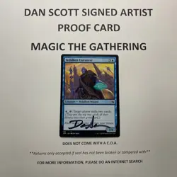 Dan Scott Signed MTG: Vedalken Entrancer Artist Proof - Image 5