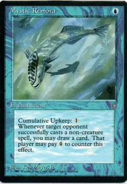 MTG: Ice Age: Mystic Remora: Lightly Played Condition - Image 1
