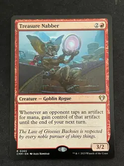 MTG Treasure Nabber, NM-Mint, (CMM #0265) Regular pack fresh - Image 1