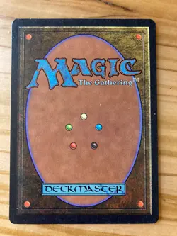 Magic the Gathering MTG Arabian Nights Fishliver Oil Dark MP (Beta Bob) - Image 2