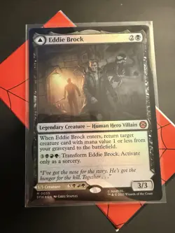 Eddie Brock / Venom, Lethal Protector (Foil) 0055 Marvel’s Spider-Man MTG - Image 2