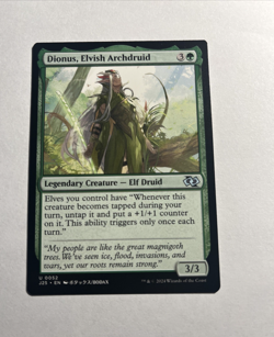Dionus, Elvish Archdruid (Anime) - Foundations Jumpstart MTG Plus Bonus Rare!!! - Image 1