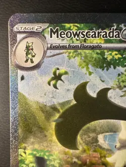 Meowscarada ex 256/193 Sv02: Paldea Evolved Holo Pokemon Card Mint - Image 2