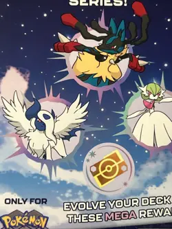 Mega Evolutions Pokemon TCG LIVE Code Card NEW 1000 Credits & 8 Ultra Rare Cards - Image 4