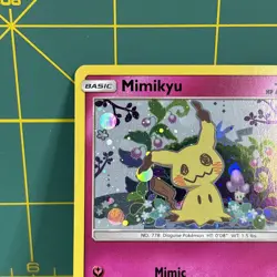 Mimikyu Promo SM163 Team Up Blister Pokemon Card Excellent LP Sun & Moon Holo - Image 4