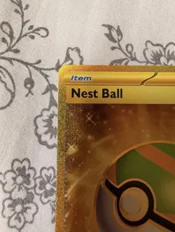 Pokemon TCG Nest Ball 255/198SV01 Scarlet & Violet Base SetGold NM/Mint - Image 2
