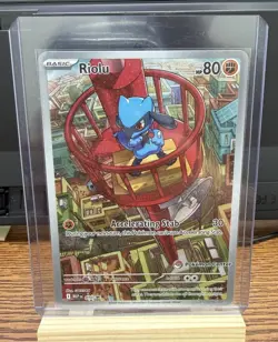 Pokemon Riolu #10 Promo Mega Evolutions Pokemon Center STAMPED EXCLUSIVE - Image 1