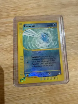 TCG Reverse Holo Remoraid Aquapolis 2003 Pokemon TCG Card #105/147 NM - Image 1