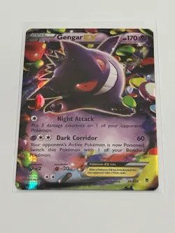 Gengar EX 34/119 - XY Phantom Forces Ultra Rare Holo Pokemon Card NM - Image 1