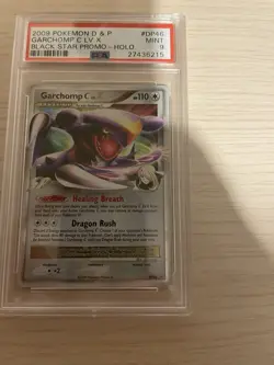 Pokemon TCG Garchomp LV.X DP46 PSA 9 Black Star Promo - Image 3